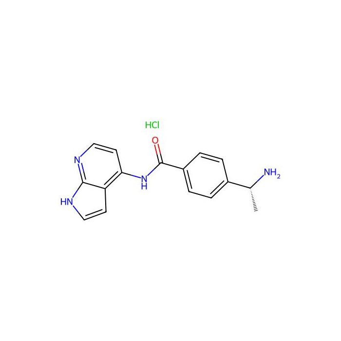 Benzamide, 4-((1R)-1-aminoethyl)-N-1H-pyrrolo(2,3-b)pyridin-4-yl-, hydrochloride (1:1)