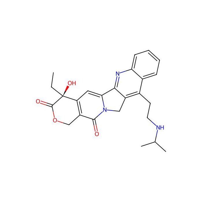 Belotecanicosa-1(21),2,4,6,8,10,15(20)-heptaene-14,18-dione, DNA 拓扑异构酶 I 抑制剂