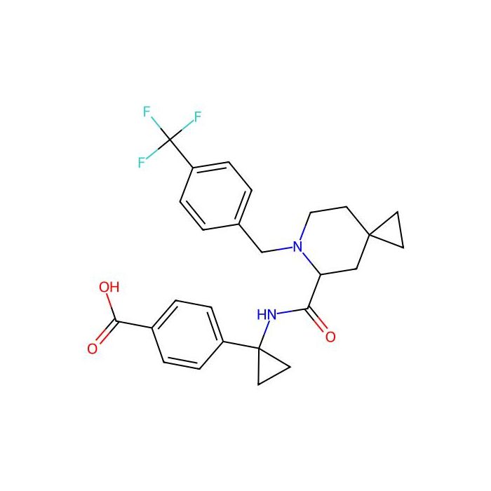 Benzoic acid, 4-(1-(((6-((4-(trifluoromethyl)phenyl)methyl)-6-azaspiro(2.5)oct-5-yl)carbonyl)amino)cyclopropyl)-, 前列腺素 EP4 受体拮抗剂
