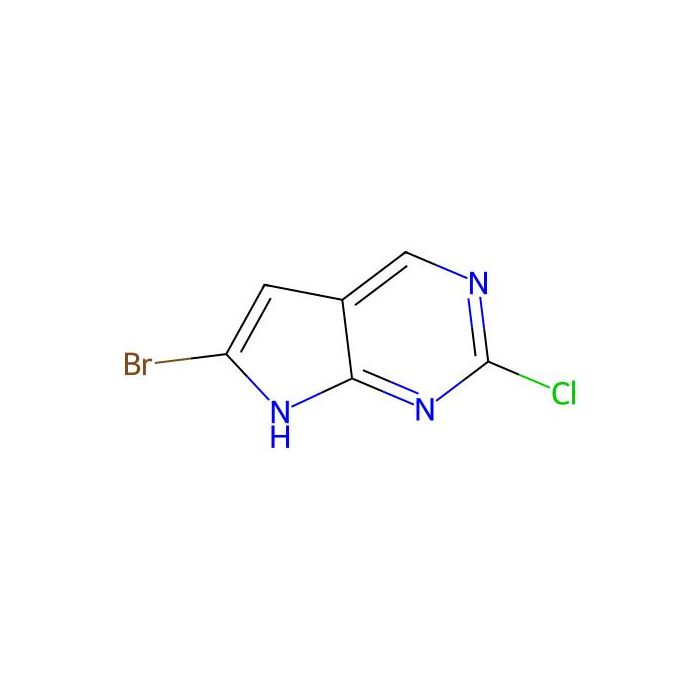 6-bromo-2-chloro-7H-pyrrolo[2,3-d]pyrimidine