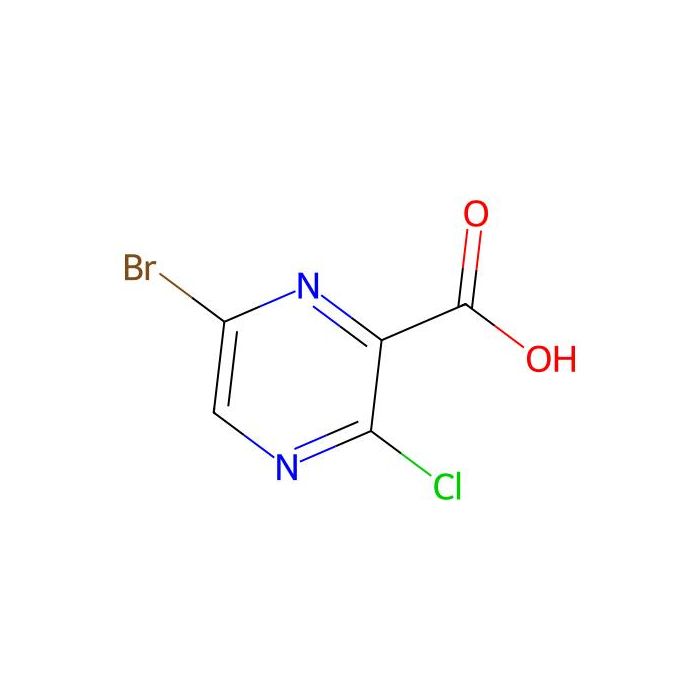 6-bromo-3-chloro-pyrazine-2-carboxylic acid