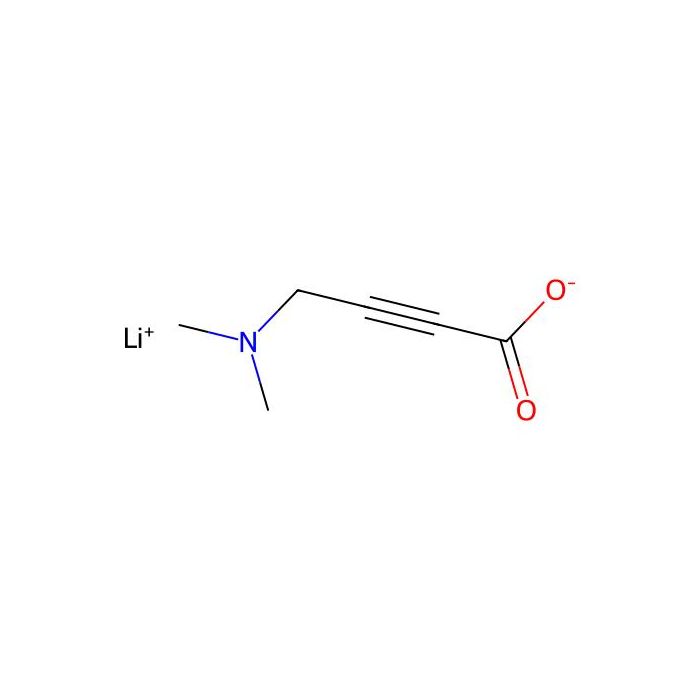 4-(dimethylamino)but-2-ynoic acid;lithium hydride