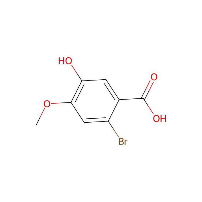 2-溴-4-甲氧基-5-羟基苯甲酸