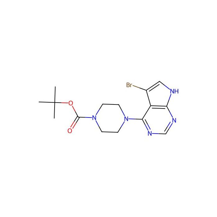 4-(4-Boc-1-哌嗪基)-5-溴-7H-吡咯并[2，3-d]嘧啶