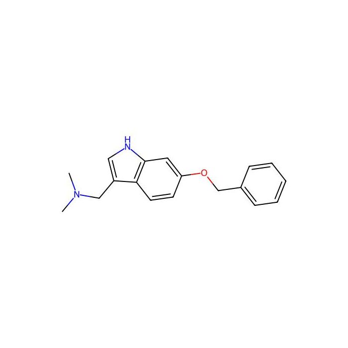 1-(6-(苄氧基)-1H-吲哚-3-基)-N，N-二甲基甲胺