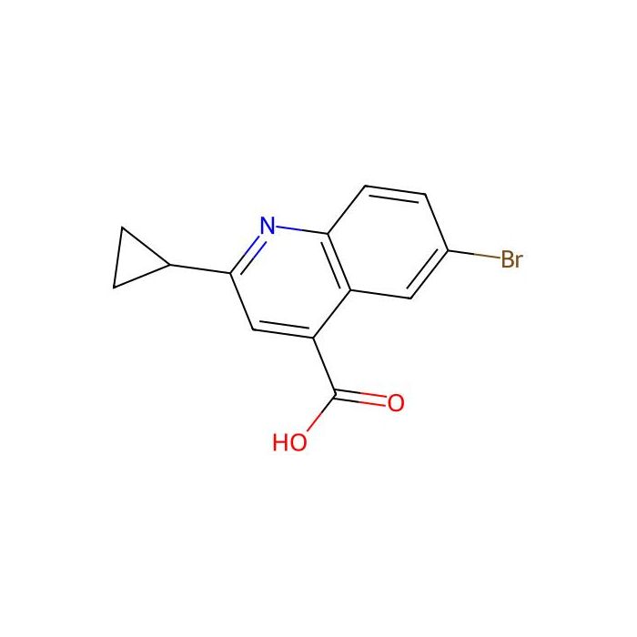 6-溴-2-环丙基喹啉-4-甲酸