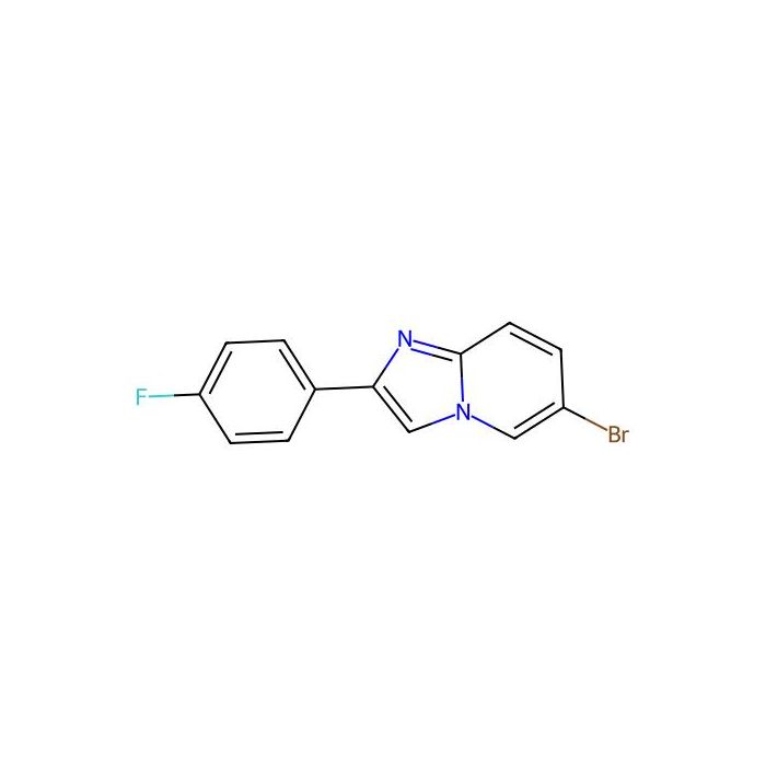6-溴-2-(4-氟苯基)咪唑并[1，2-a]吡啶