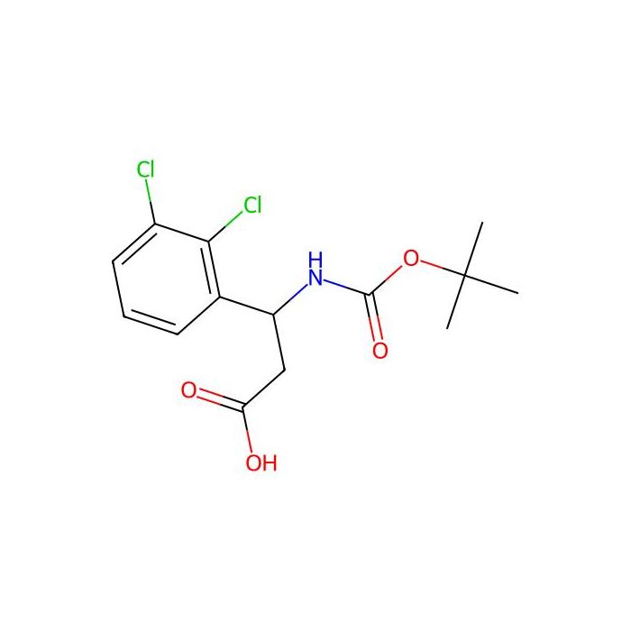 3-((叔丁氧羰基)氨基)-3-氨基-3-(2，3-二氯苯基)丙酸