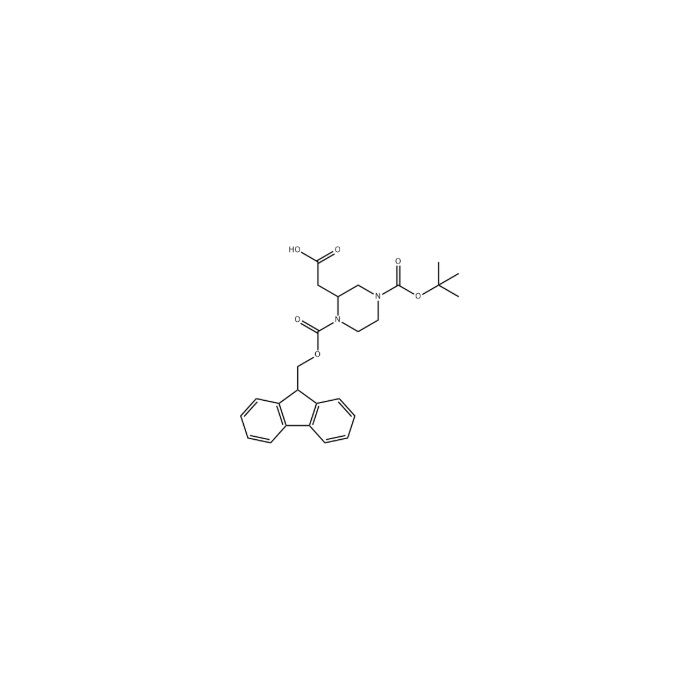4-Boc-1-Fmoc-2-哌嗪乙酸