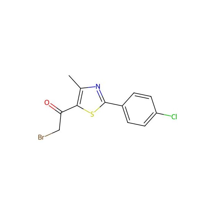 2-bromo-1-[2-(4-chlorophenyl)-4-methyl-1，3-thiazol-5-yl]-1-ethanone