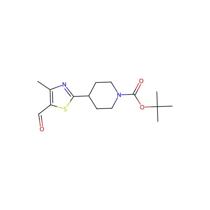 1-Boc-4-(5-甲酰基-4-甲基噻唑-2-基)哌啶