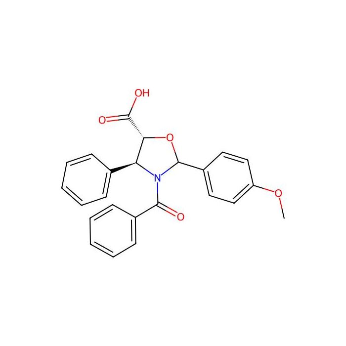 3-苯甲酰基-2-（4-甲氧基苯基）-4-苯基-5-恶唑烷羧酸