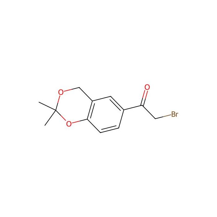 2-溴-1-(2，2-二甲基-4H-苯并[d][1，3]二氧杂环己烯-6-基)乙酮