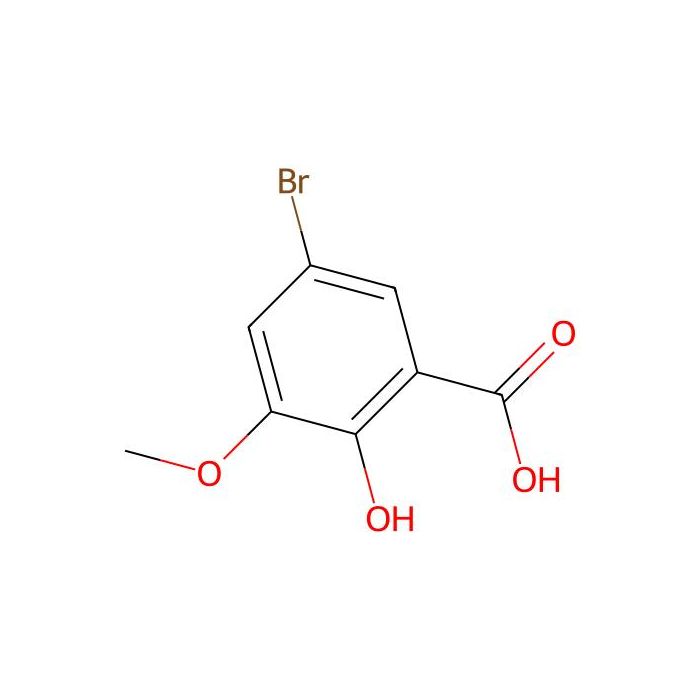 5-溴-2-羟基-3-甲氧基苯甲酸