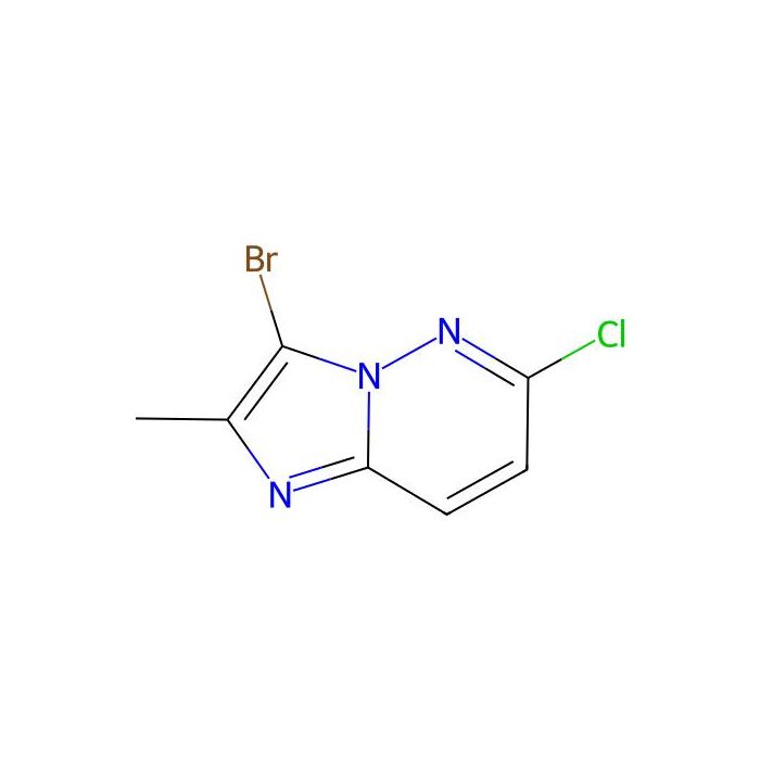 6-氯-2-甲基-3-溴-咪唑并[1，2-b]吡嗪