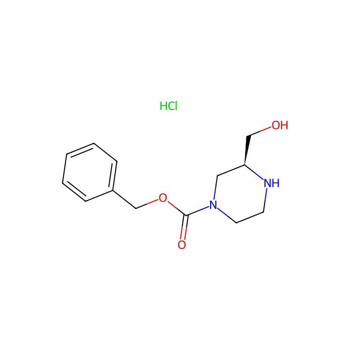 (S)-3-(羟甲基)哌嗪-1-羧酸苄酯盐酸盐