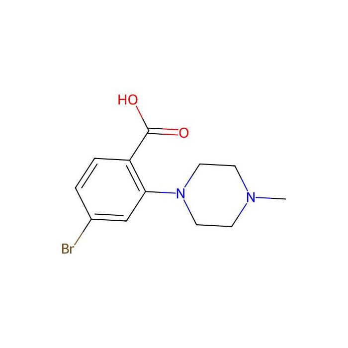 2-(4-甲基-1-哌嗪基)-4-溴苯甲酸