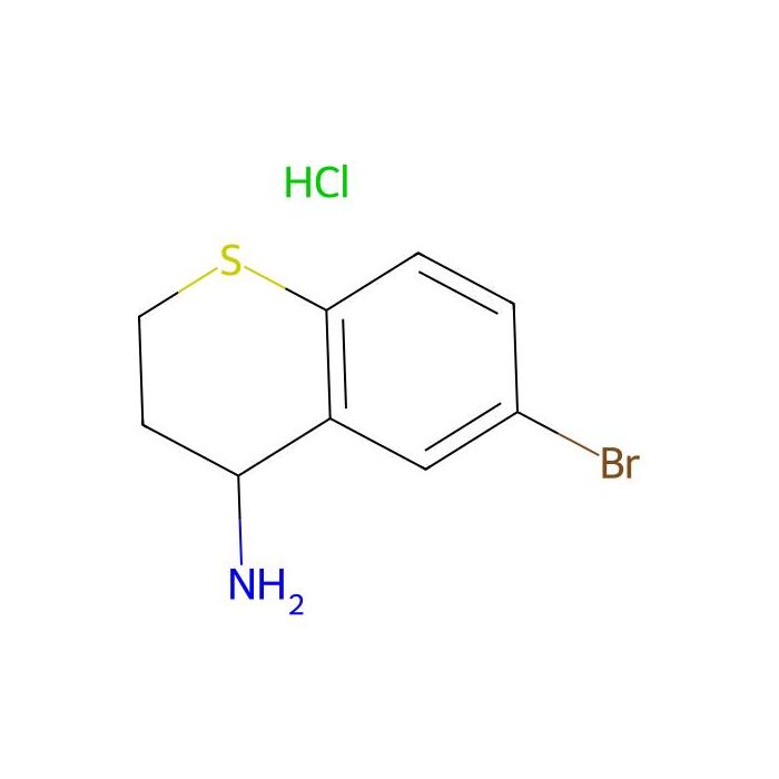 6-溴-3，4-二氢-2H-硫代色烯-4-胺盐酸盐