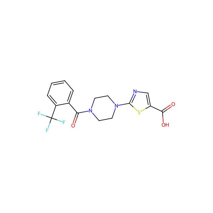 2-(4-(2-(三氟甲基)苯甲酰基)哌嗪-1-基)噻唑-5-羧酸