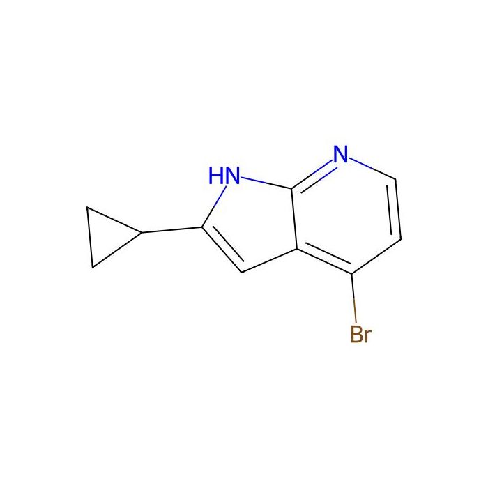 4-溴-2-环丙基-1H-吡咯并[2，3-B]吡啶