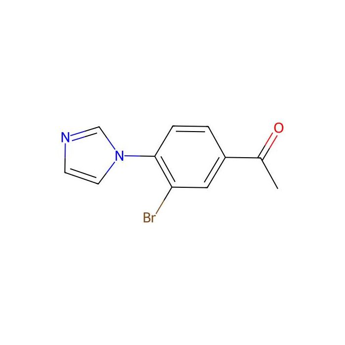 3-溴-4-(1-咪唑基)苯乙酮