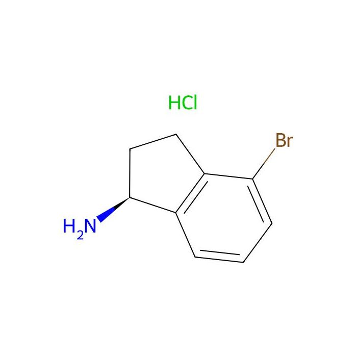 (S)-4-溴-2，3-二氢-1H-茚-1-胺盐酸盐