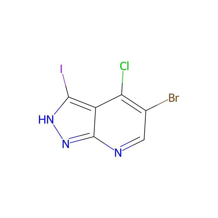 5-溴-4-氯-3-碘-1H-吡唑并[3，4-b]吡啶