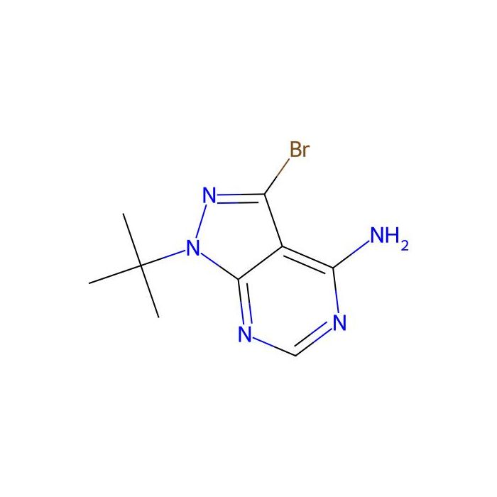 3-溴-1-(叔丁基)-1H-吡唑并[3，4-d]嘧啶-4-胺