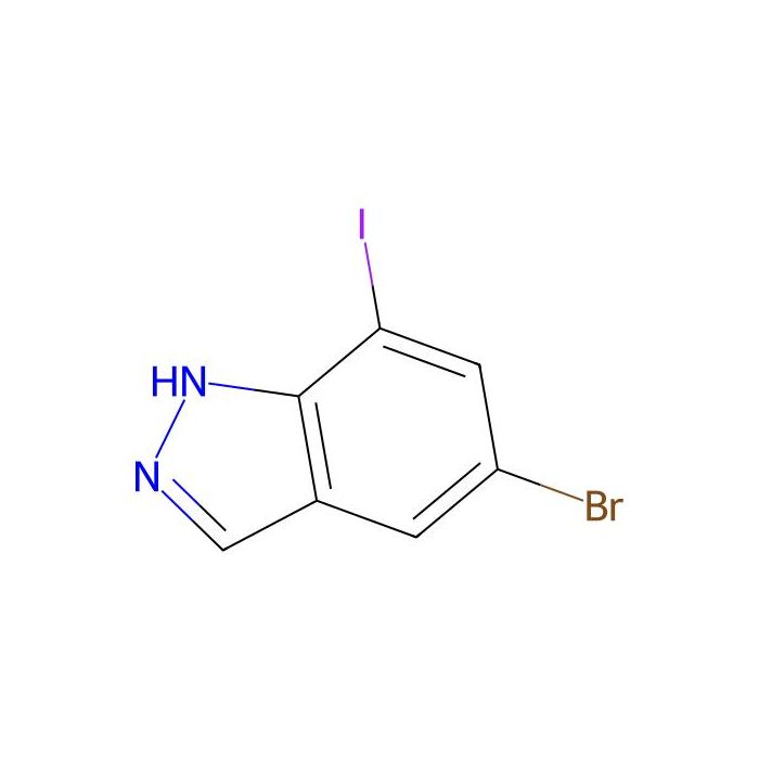 5-溴-7-碘-1氢-吲唑