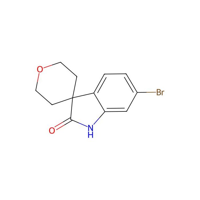 6-Bromo-2'，3'，5'，6'-tetrahydrospiro[indoline-3，4'-pyran]-2-one