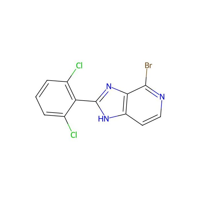 4-溴-2-(2，6-二氯苯基)-1H-咪唑并[4，5-c]吡啶