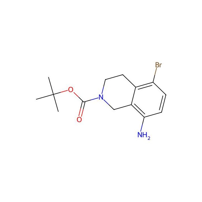 2-Boc-5-溴-1，2，3，4-四氢异喹啉-8-胺