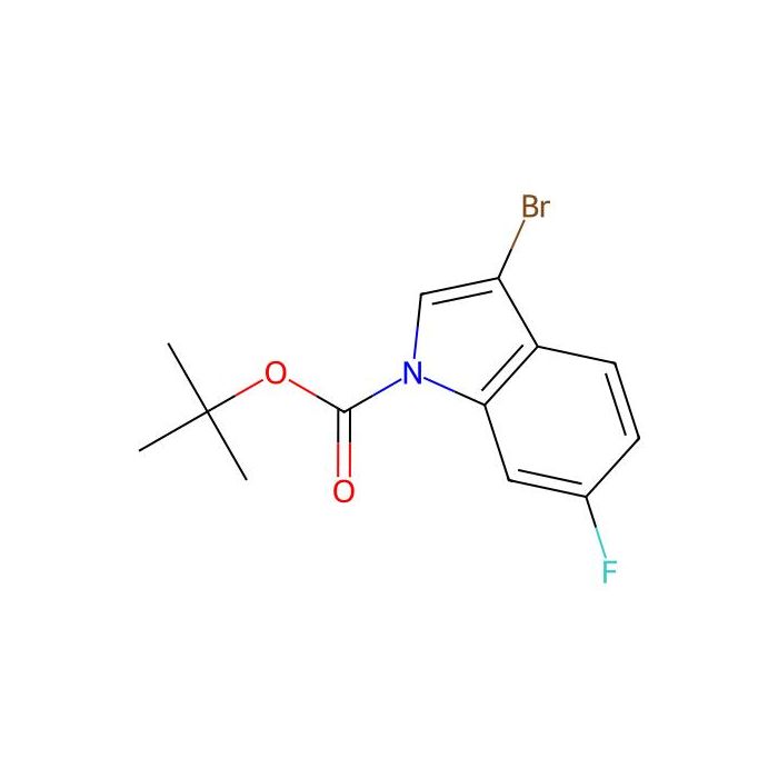 1-Boc-3-溴-6-氟吲哚