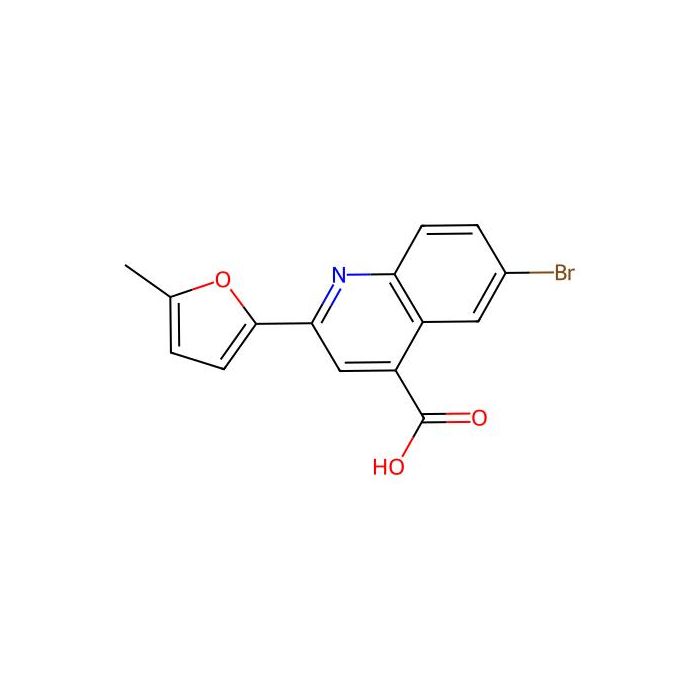 6-溴-2-(5-甲基呋喃-2-基)喹啉-4-羧酸