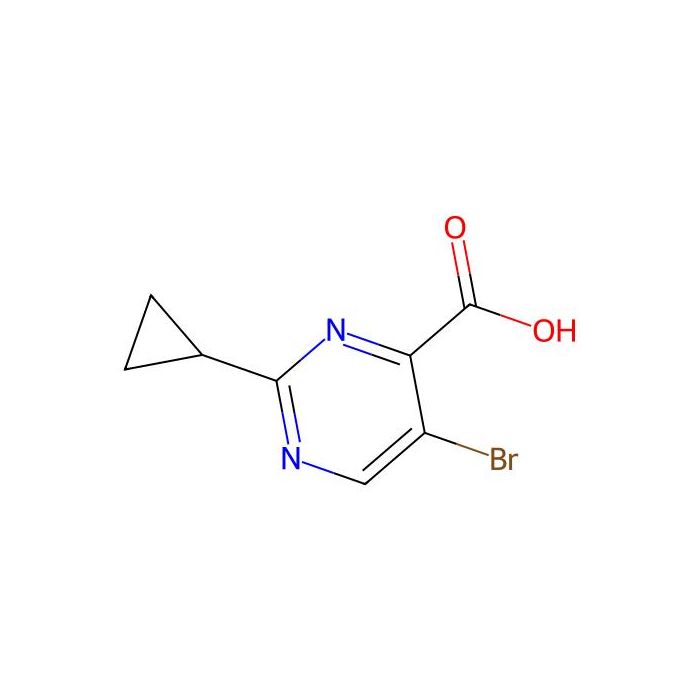 5-溴-2-环丙基嘧啶-4-羧酸