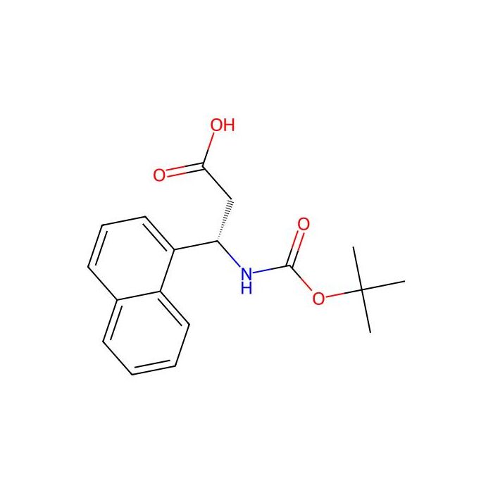(S)-3-((叔丁氧羰基)氨基)-3-(萘-1-基)丙酸