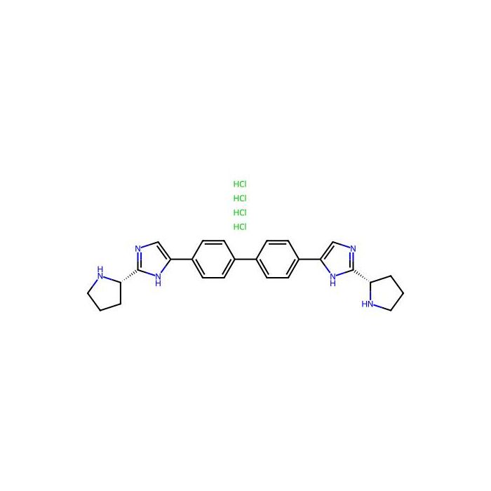 1H-咪唑，5，5'-[1，1'-联苯]-4，4'-双[2-(2S)-2-吡咯烷盐酸盐(1:4)