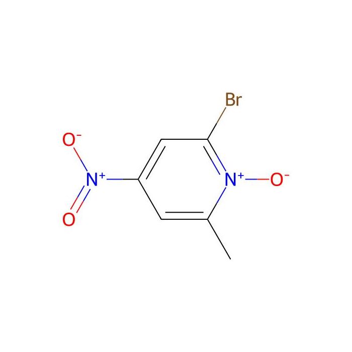 2-溴-6-甲基-4-硝基吡啶 1-氧化物