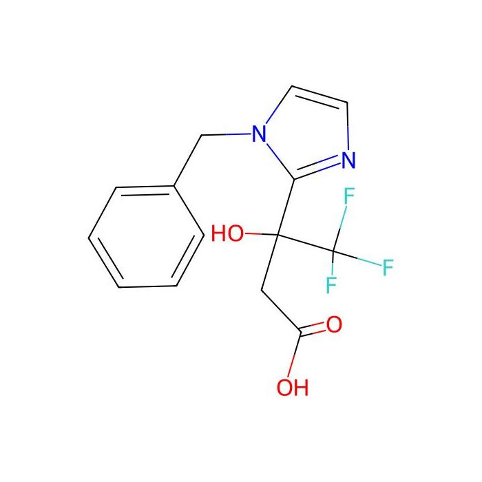 3-(1-benzyl-1H-imidazol-2-yl)-4,4,4-trifluoro-3-hydroxybutanoic acid