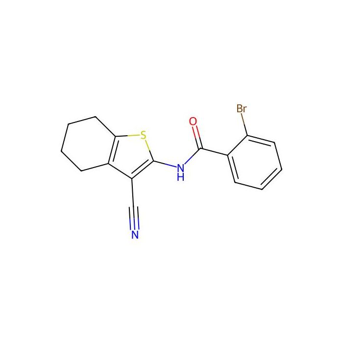 2-bromo-N-(3-cyano-4,5,6,7-tetrahydro-1-benzothiophen-2-yl)benzamide