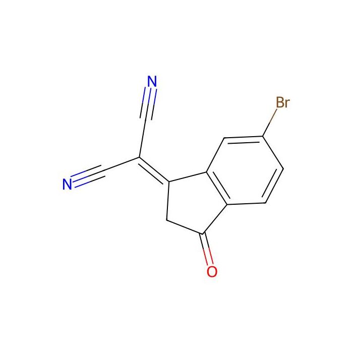 2-[5(6)-Bromo-3-oxo-2,3-dihydro-1H-inden-1-ylidene]malononitrile