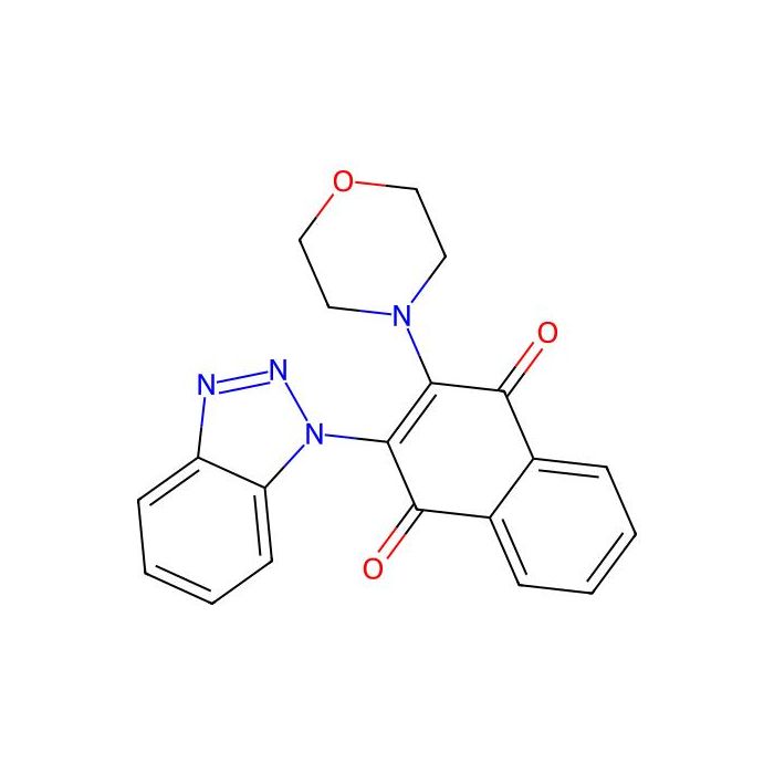 2-(Benzotriazol-1-yl)-3-morpholin-4-ylnaphthalene-1,4-dione