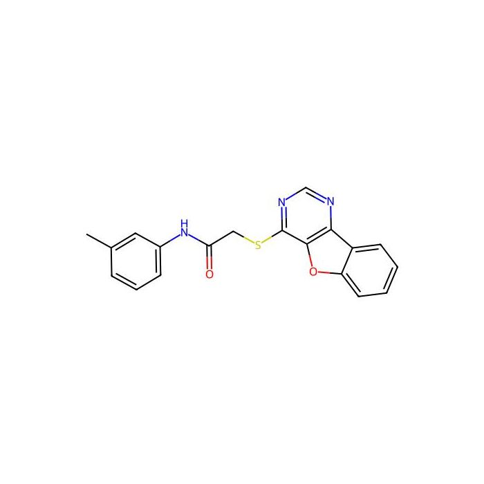 2-(4-benzofuro[3,2-d]pyrimidinylthio)-N-(3-methylphenyl)acetamide