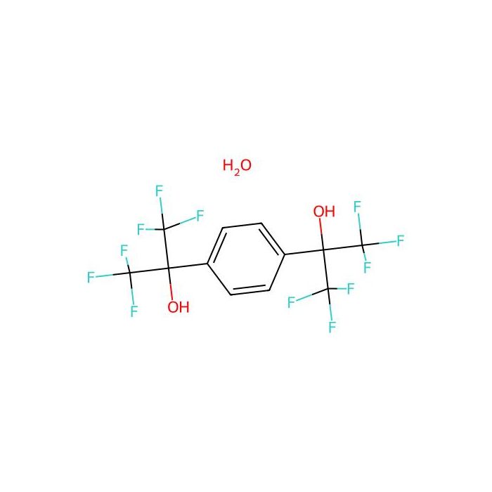 1,4-Bis(alpha-hydroxyhexafluoroisopropyl)benzene hydrate