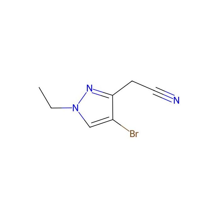 (4-bromo-1-ethyl-1H-pyrazol-3-yl)acetonitrile