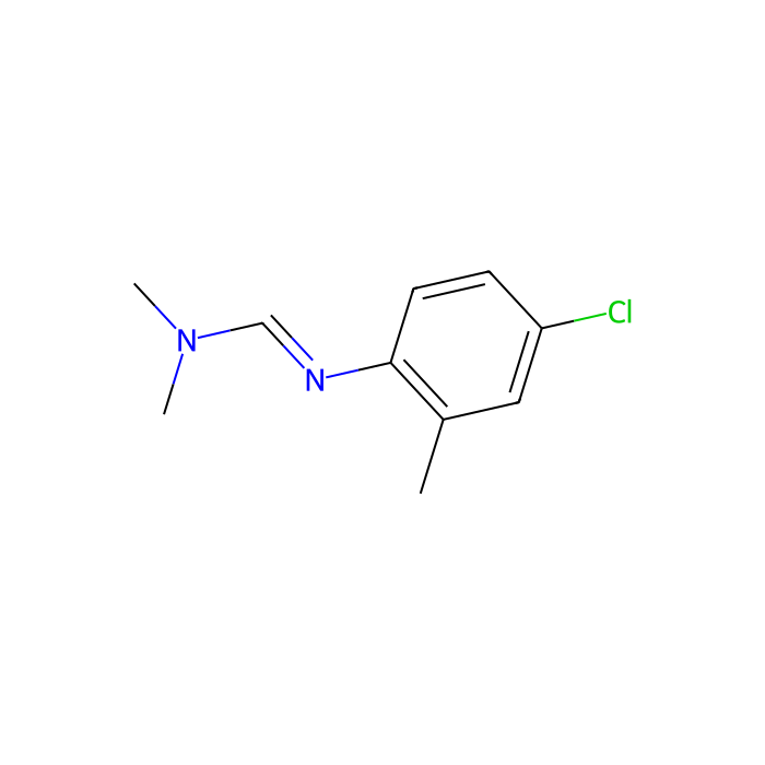 正己烷中杀虫脒溶液