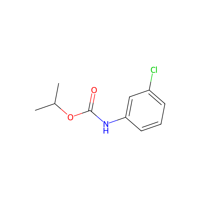 正己烷中氯苯胺灵溶液