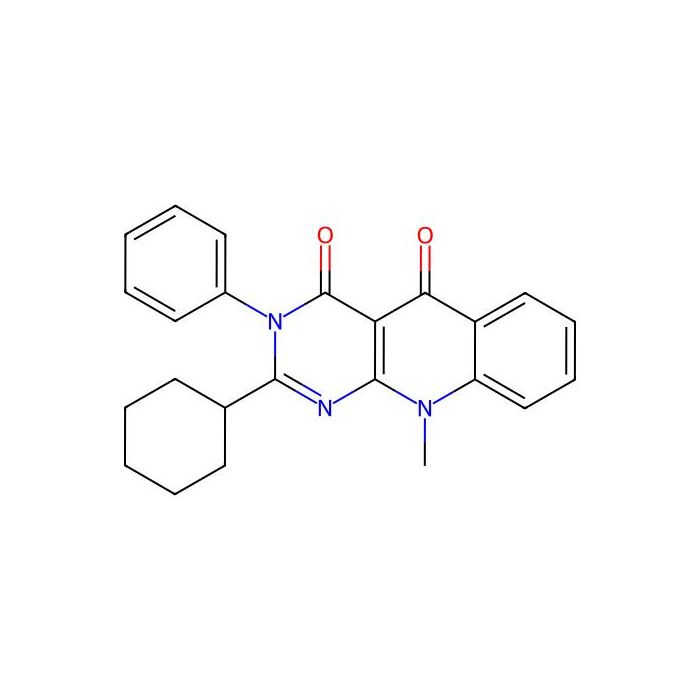 2-cyclohexyl-10-methyl-3-phenylpyrimido[4,5-b]quinoline-4,5(3H,10H)-dione