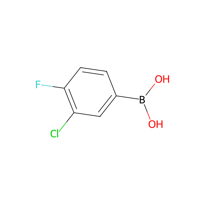 3-氯-4-氟苯基硼酸 (含不同量的酸酐)