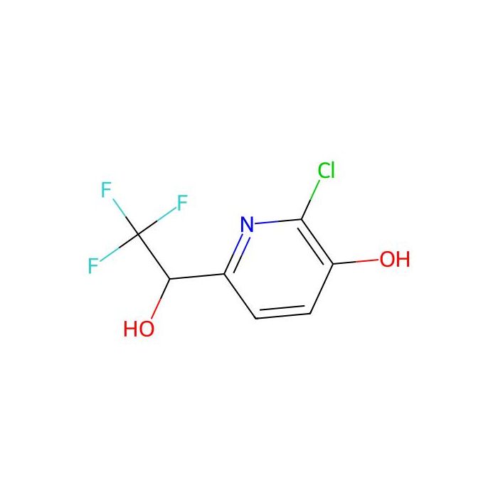 2-Chloro-6-(2,2,2-trifluoro-1-hydroxyethyl)pyridin-3-ol